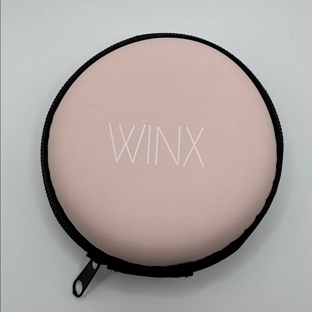 Winx Earbud AirPod Tech Zipper Organizer Round Case Pouch